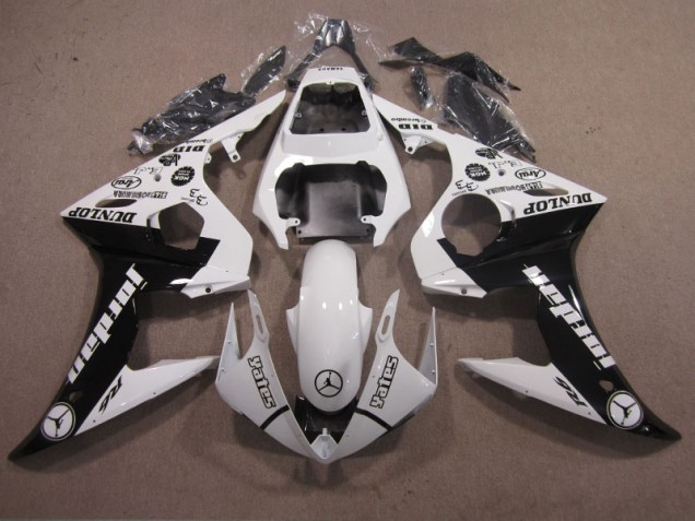 Blanc Noir Carénages Moto R6 03-05