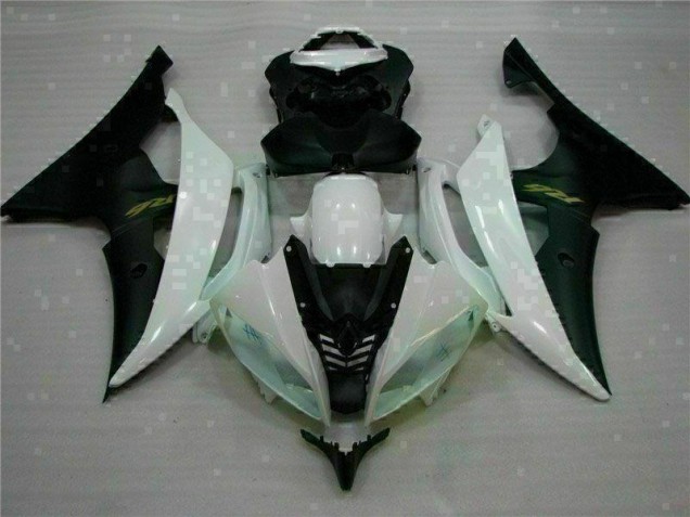 Blanc Noir Carénages Moto R6 08-16