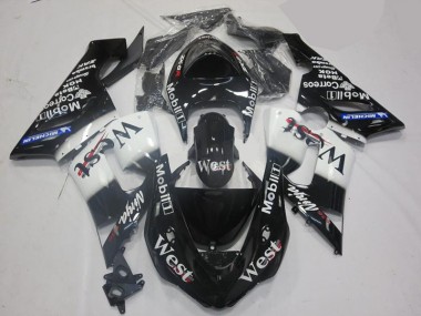 Blanc Noir Carénages Moto ZX6R 05-06