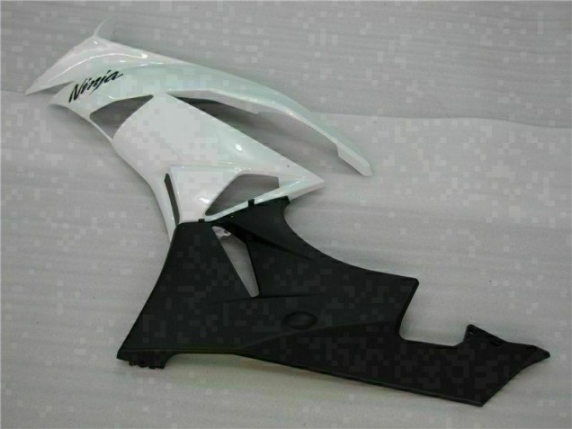 Blanc Noir Carénages Moto ZX6R 09-12 Blanc Noir Carénages Moto ZX6R 09-12