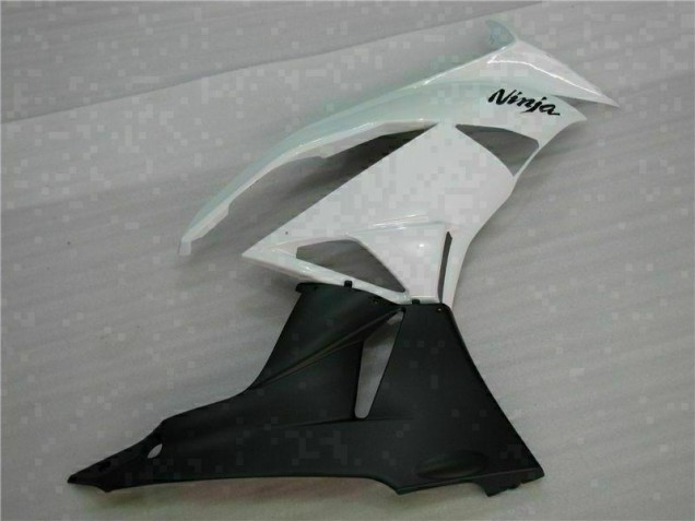 Blanc Noir Carénages Moto ZX6R 09-12 Blanc Noir Carénages Moto ZX6R 09-12