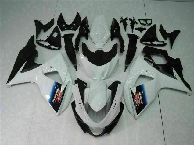 Blanc Noir Carrosserie Moto GSXR 1000 K9 09-16 Blanc Noir Carrosserie Moto GSXR 1000 K9 09-16