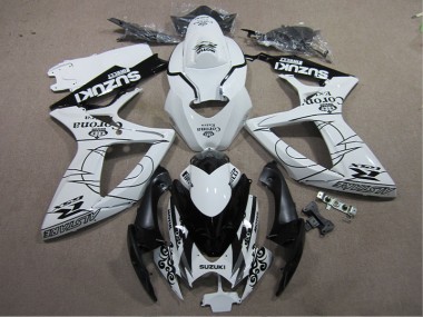 Blanc Noir Corona Extra Carénage Moto GSXR 600 K6 06-07