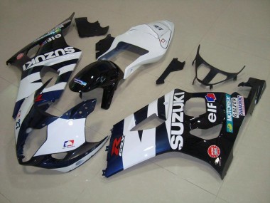 Blanc Noir Elf Carénage Moto GSXR 1000 K3 03-04