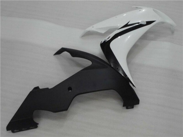 Blanc Noir Flamme Carénage Moto R1 04-06 Blanc Noir Flamme Carénage Moto R1 04-06