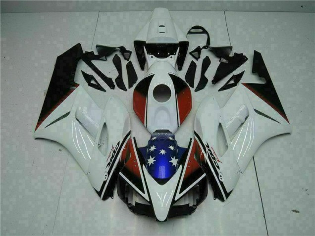 Blanc Noir Kit Carénages Motos Complet CBR 1000 RR 04-05