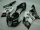 Blanc Noir Kit Carénages Motos Complet GSXR 1000 K3 03-04 Blanc Noir Kit Carénages Motos Complet GSXR 1000 K3 03-04