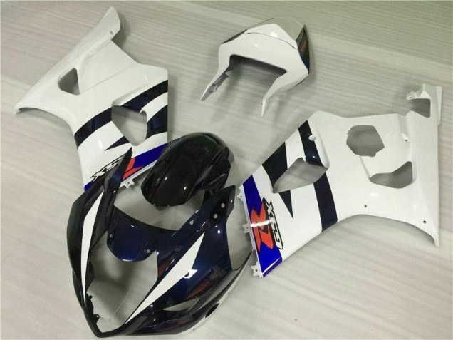 Blanc Noir Kit Carénages Motos GSXR 1000 K3 03-04 Blanc Noir Kit Carénages Motos GSXR 1000 K3 03-04