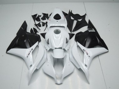 Blanc Noir Mat Carénage Moto CBR 600 RR 09-12