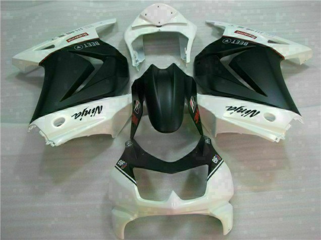Blanc Noir Ninja 3M Carénage Moto EX250 08-12
