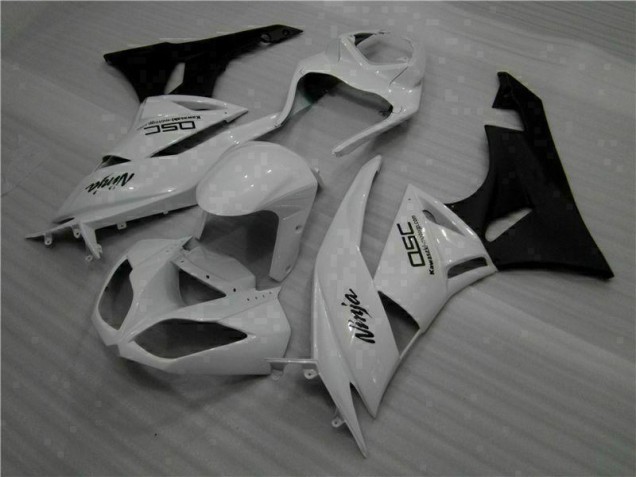 Blanc Noir Ninja Carénage Moto ZX6R 09-12