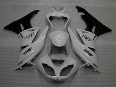 Blanc Noir Ninja Carénage Moto ZX6R 09-12