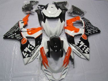 Blanc Noir Orange Bright Logic Carénage Moto GSXR 1000 K9 09-16