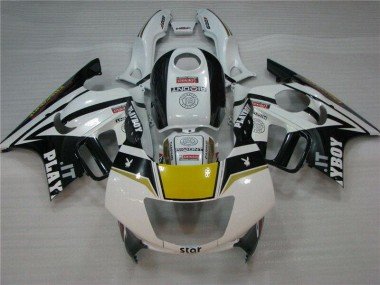 Blanc Noir Playboy Carénage Moto CBR 600 F3 95-98