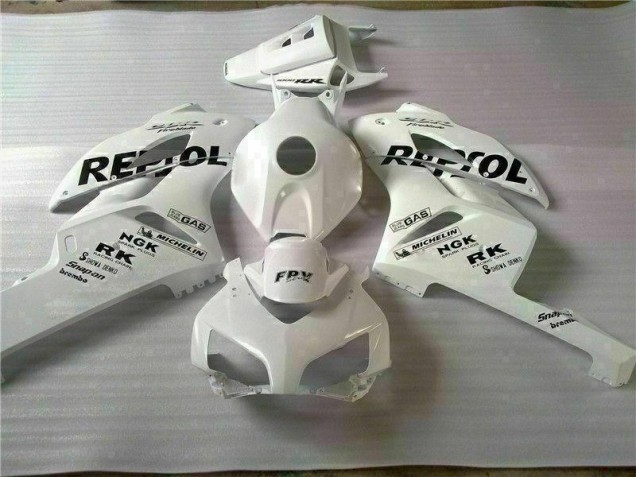 Blanc Noir Repsol Carénage Moto CBR 1000 RR 04-05 Blanc Noir Repsol Carénage Moto CBR 1000 RR 04-05