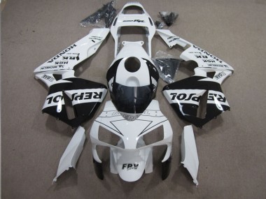 Blanc Noir Repsol Carénage Moto CBR 600 RR 03-04