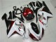 Blanc Noir Rouge Carénage Moto ZX6R 07-08 Blanc Noir Rouge Carénage Moto ZX6R 07-08