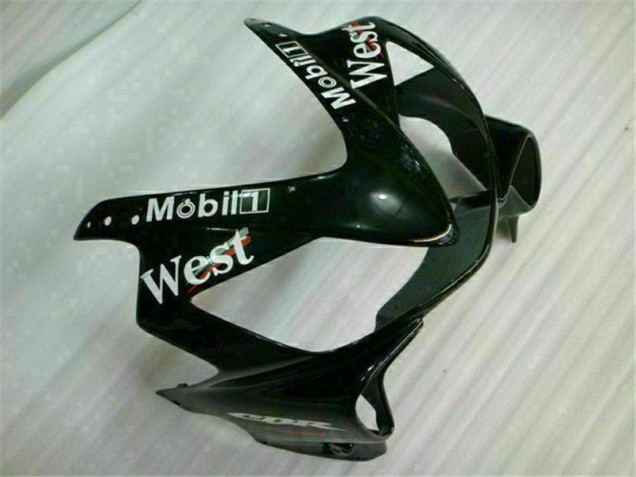 Blanc Noir West Carénage Moto CBR 600 F4i 01-03 Blanc Noir West Carénage Moto CBR 600 F4i 01-03