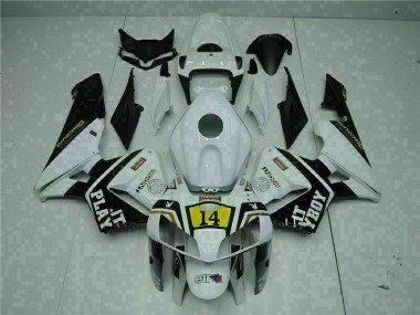 Blanc Playboy 14 Carénage Moto CBR 600 RR 05-06