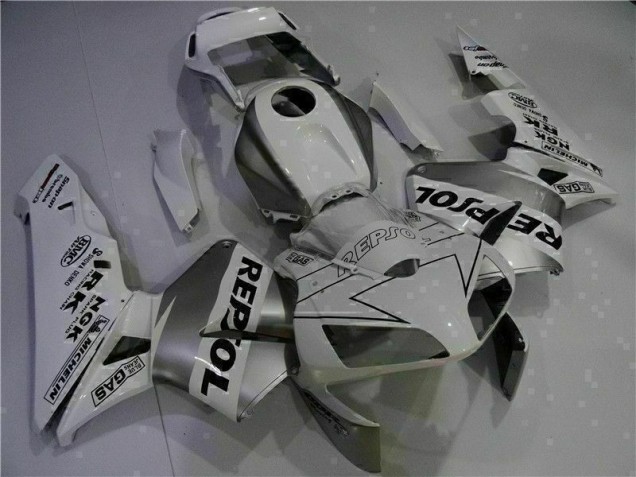 Blanc Repsol Carénage Moto CBR 600 RR 03-04 Blanc Repsol Carénage Moto CBR 600 RR 03-04