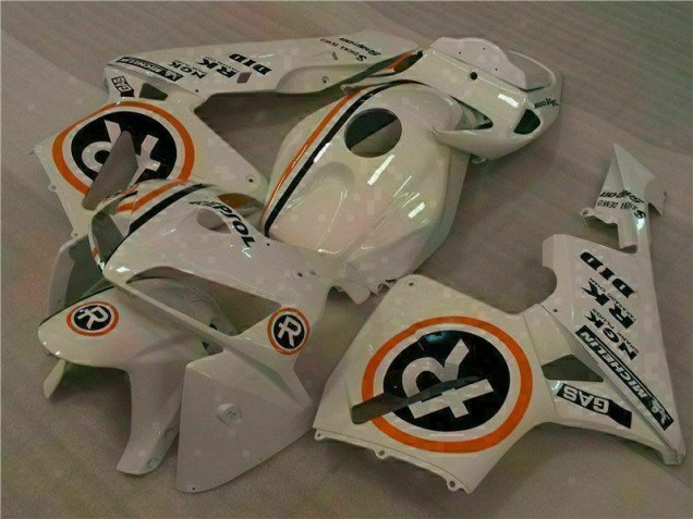 Blanc Repsol Carénage Moto CBR 600 RR 05-06 Blanc Repsol Carénage Moto CBR 600 RR 05-06