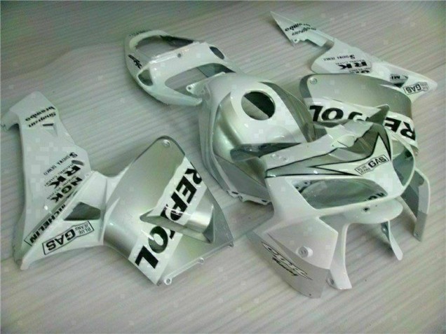 Blanc Repsol Carénages Moto CBR 600 RR 05-06 Blanc Repsol Carénages Moto CBR 600 RR 05-06