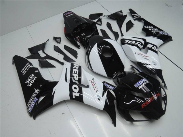 Blanc Repsol Noir Carénage Moto CBR 1000 RR 04-05 Blanc Repsol Noir Carénage Moto CBR 1000 RR 04-05