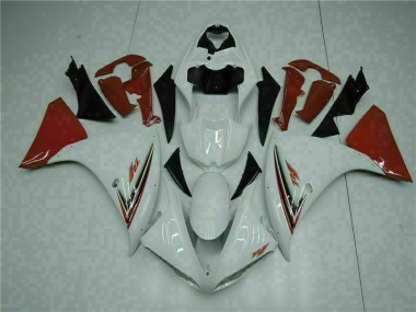 Blanc Rouge Carénage Moto R1 09-11
