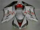 Blanc Rouge Kit Carénages Motos CBR 1000 RR 04-05 Blanc Rouge Kit Carénages Motos CBR 1000 RR 04-05