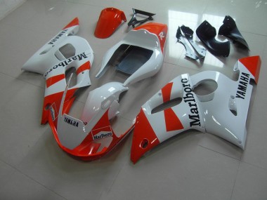 Blanc Rouge Marlboro Carénage Moto R6 98-02