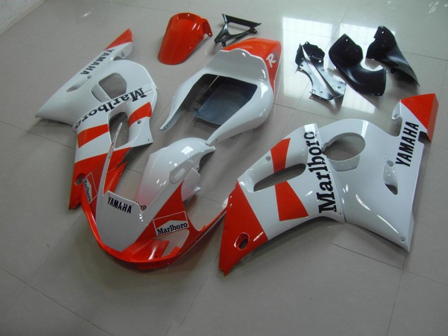Blanc Rouge Marlboro Carénage Moto R6 98-02 Blanc Rouge Marlboro Carénage Moto R6 98-02