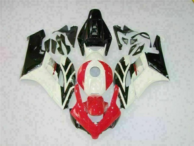 Blanc Rouge Noir Carénage Moto CBR 1000 RR 04-05 Blanc Rouge Noir Carénage Moto CBR 1000 RR 04-05