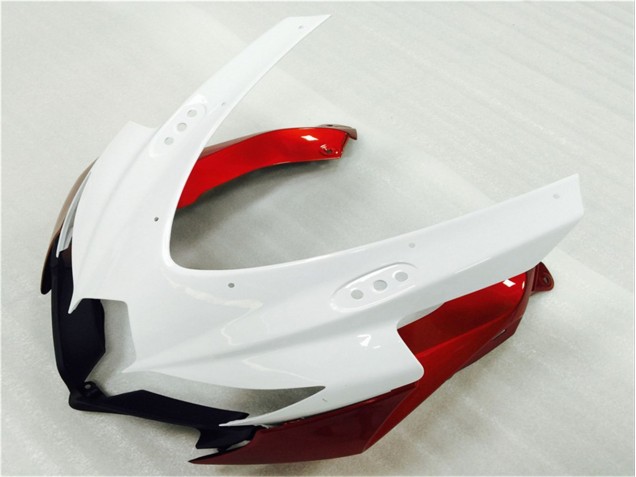 Blanc Rouge Noir Carénage Moto GSXR 600 / 750 K8 08-10 Blanc Rouge Noir Carénage Moto GSXR 600 / 750 K8 08-10