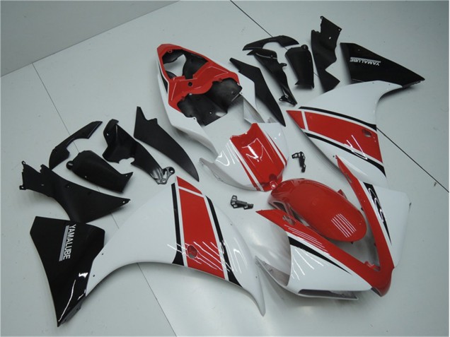 Blanc Rouge Noir Carénage Moto R1 12-14