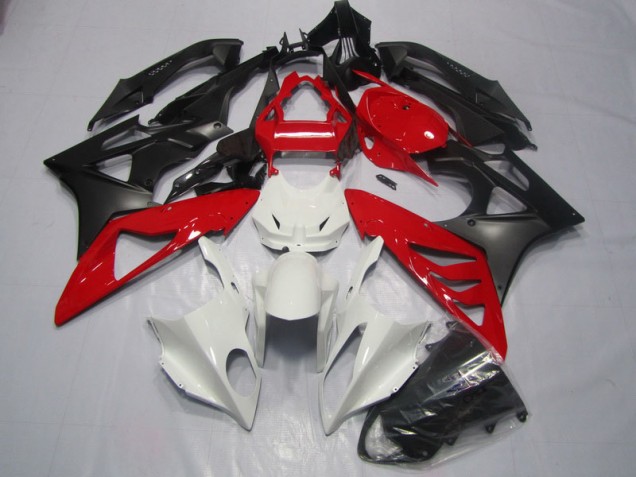 Blanc Rouge Noir Carénage Moto S1000RR 09-14