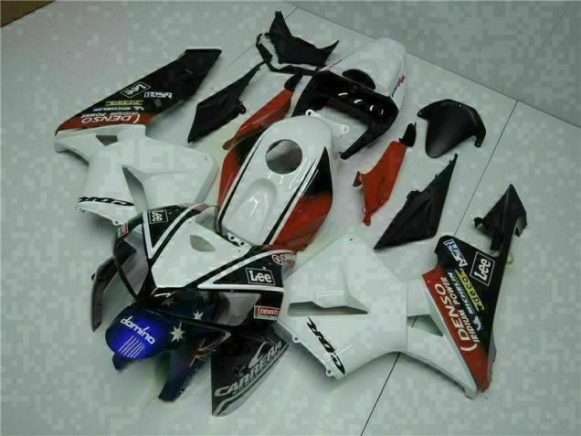 Blanc Rouge Noir Lee Carénage Moto CBR 600 RR 05-06
