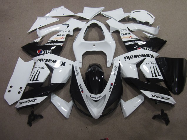 Blanc Touch4 Monster Carénage Moto ZX10R 06-07