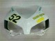 Blanc Vert Hannspree 52 Carénage Moto CBR 1000 RR 04-05 Blanc Vert Hannspree 52 Carénage Moto CBR 1000 RR 04-05