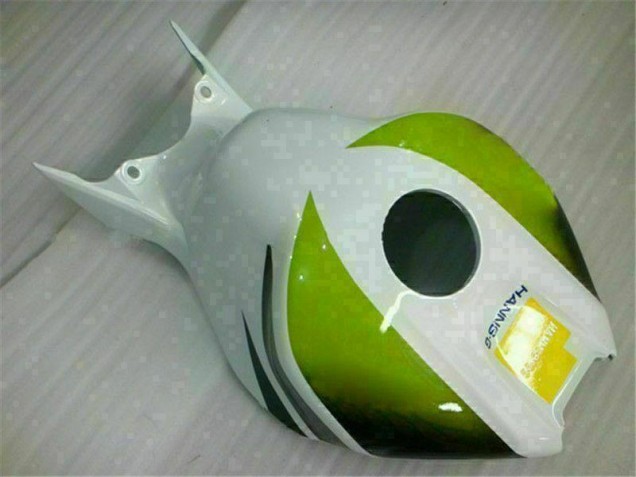 Blanc Vert Hannspree 52 Carénage Moto CBR 1000 RR 04-05 Blanc Vert Hannspree 52 Carénage Moto CBR 1000 RR 04-05