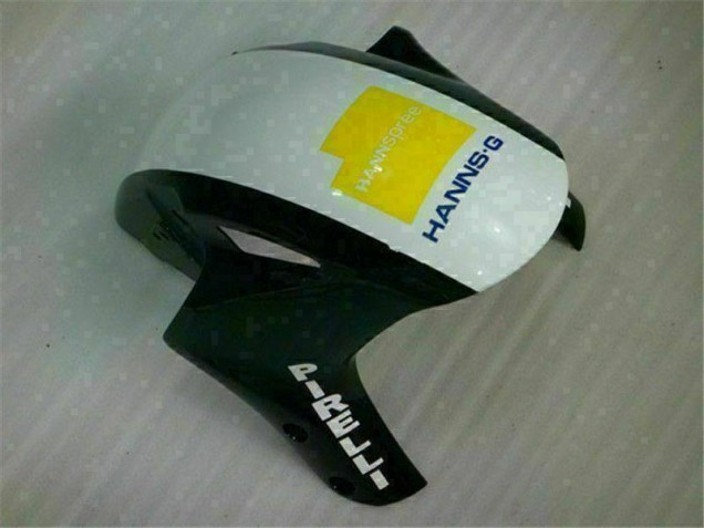 Blanc Vert Hannspree 52 Carénage Moto CBR 1000 RR 04-05 Blanc Vert Hannspree 52 Carénage Moto CBR 1000 RR 04-05