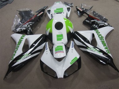 Blanc Vert Hannspree Carénage Moto CBR 1000 RR 06-07