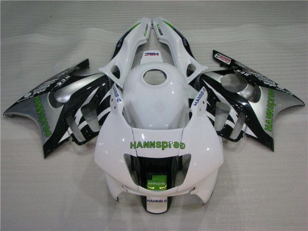 Blanc Vert Hannspree Carénage Moto CBR 600 F3 95-98 Blanc Vert Hannspree Carénage Moto CBR 600 F3 95-98