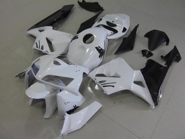 Blanc avec Spécial Décalque Carénage Moto CBR 600 RR 05-06