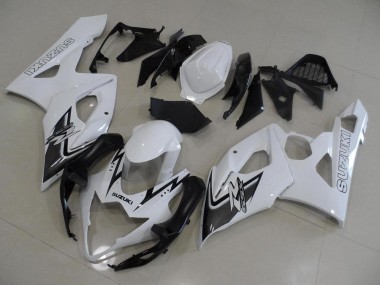 Blanc et Noir Carénage Moto GSXR 1000 K5 05-06