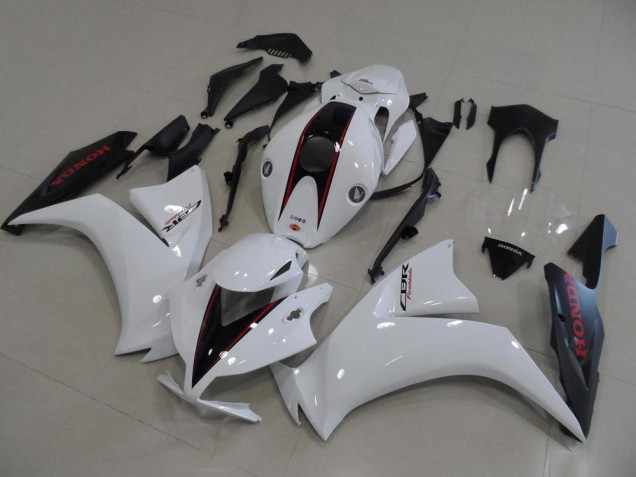 Blanc et Noir Mat Style OEM Carénage Moto CBR 1000 RR 12-16