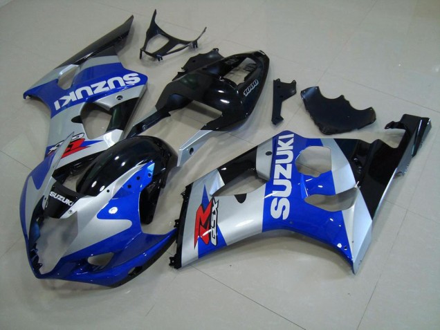 Bleu Argent Carénage Moto GSXR 1000 K3 03-04 Bleu Argent Carénage Moto GSXR 1000 K3 03-04
