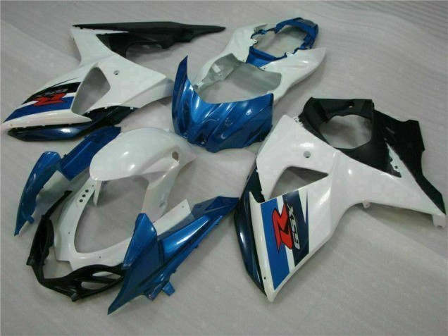 Bleu Blanc Carénage Moto ABS GSXR 1000 K9 09-16 Bleu Blanc Carénage Moto ABS GSXR 1000 K9 09-16