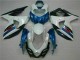 Bleu Blanc Carénage Moto ABS GSXR 1000 K9 09-16 Bleu Blanc Carénage Moto ABS GSXR 1000 K9 09-16