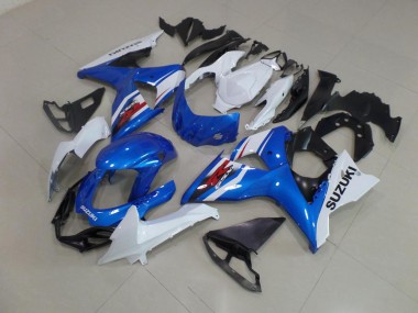 Bleu Blanc Carénage Moto GSXR 1000 K9 09-16
