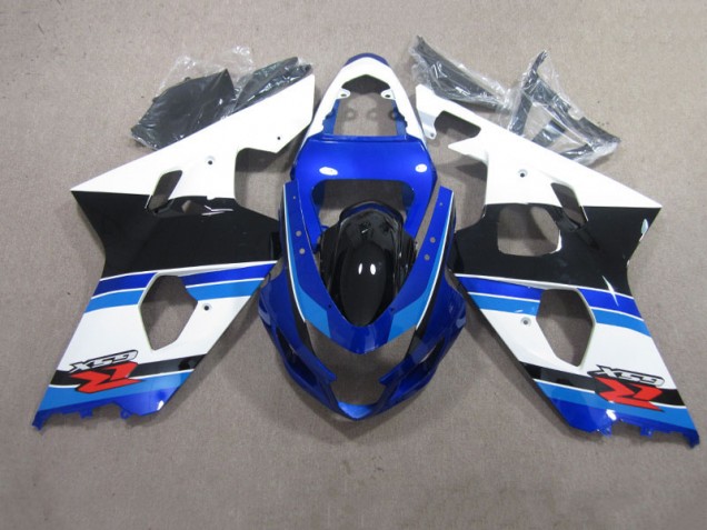 Bleu Blanc Carénage Moto GSXR 600 K4 04-05